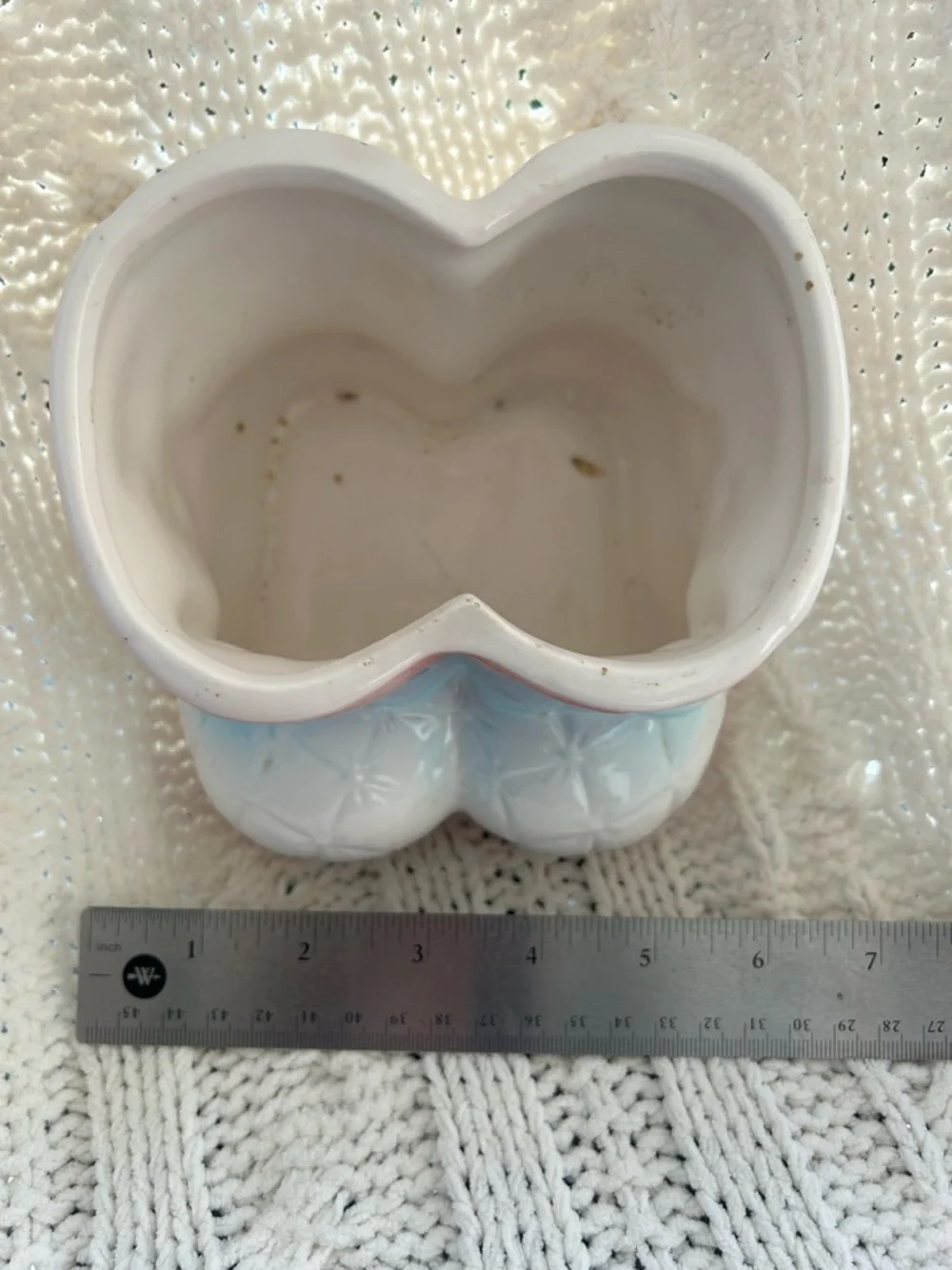 Vintage Baby Ceramic Bootie Planter